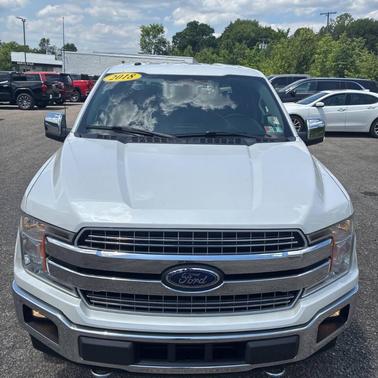 White Platinum Metallic 2018 Ford F-150 Lariat