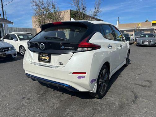 Pearl White Tricoat 2019 Nissan Leaf SL PLUS