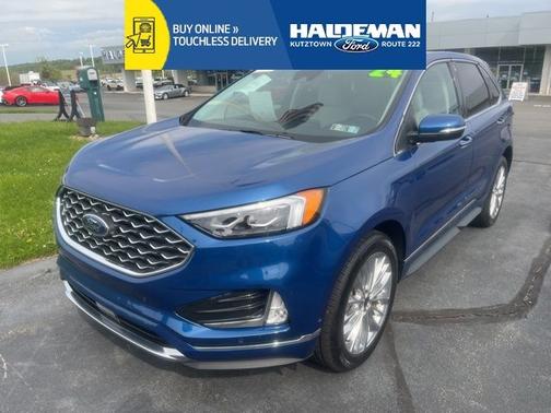 ATLAS BLUE 2024 Ford Edge TITANIUM