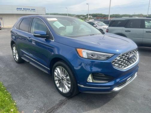 ATLAS BLUE 2024 Ford Edge TITANIUM