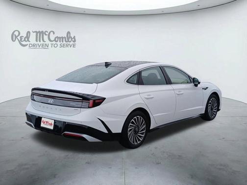 White 2026 Hyundai SONATA Hybrid Limited