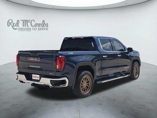 Pacific Blue Metallic 2021 GMC Sierra 1500 SLT