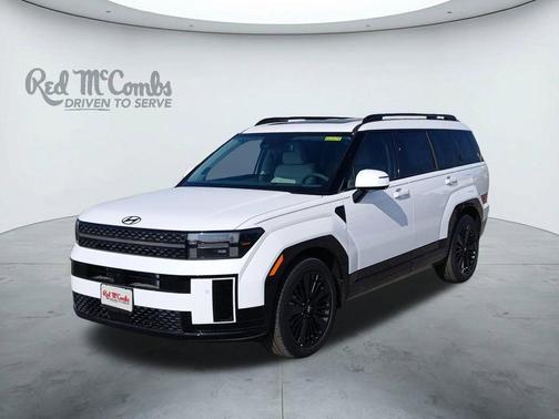 White 2026 Hyundai SANTA FE HEV Calligraphy