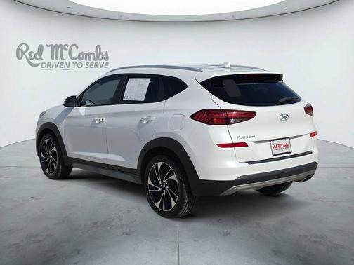 Cream White 2020 Hyundai TUCSON Sport