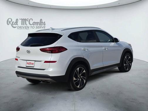 Cream White 2020 Hyundai TUCSON Sport
