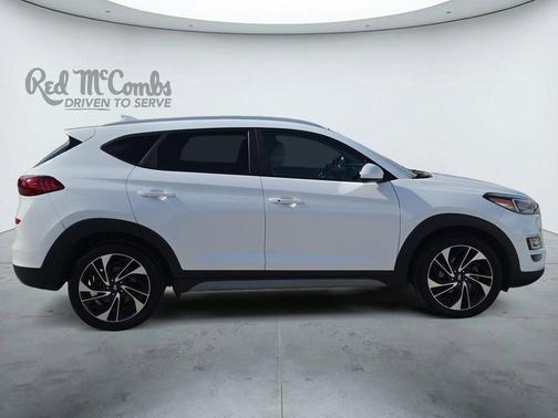 Cream White 2020 Hyundai TUCSON Sport