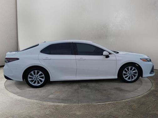 Super White 2021 Toyota Camry LE