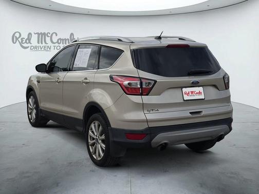 White Gold Metallic 2017 Ford Escape Titanium