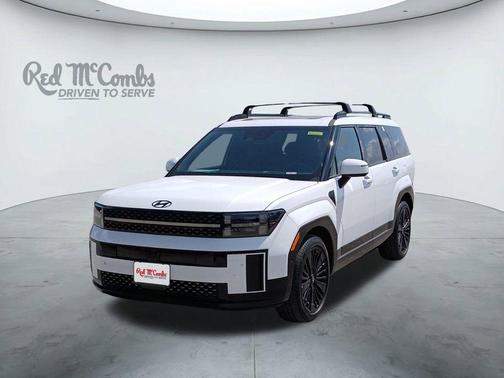 White 2026 Hyundai SANTA FE HEV Calligraphy