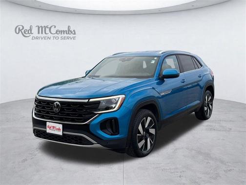 Kingfisher Blue 2024 Volkswagen Atlas Cross Sport 2.0T SE w/Technology