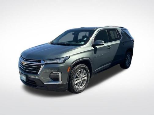 Silver Sage Metallic 2023 Chevrolet Traverse LT Cloth
