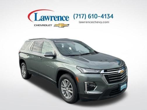 Silver Sage Metallic 2023 Chevrolet Traverse LT Cloth