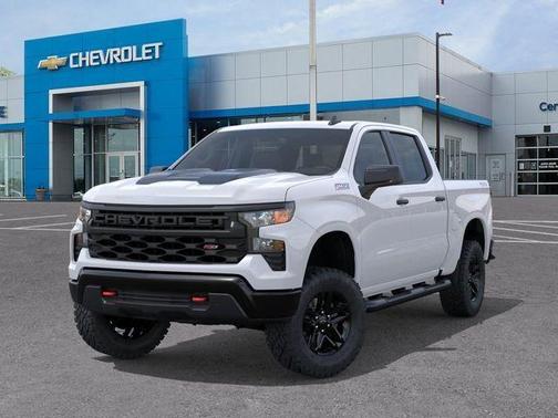 Summit White 2026 Chevrolet Silverado 1500 Custom Trail Boss
