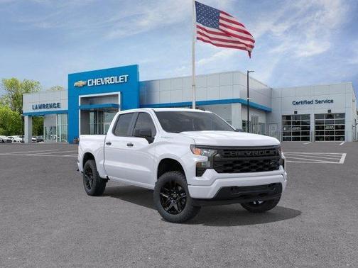 Summit White 2026 Chevrolet Silverado 1500 Custom