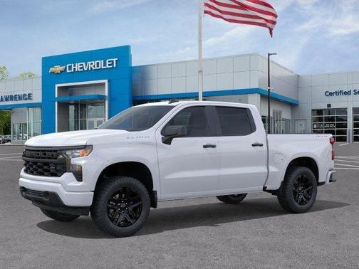 Summit White 2026 Chevrolet Silverado 1500 Custom