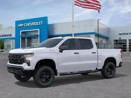 Summit White 2026 Chevrolet Silverado 1500 Custom Trail Boss