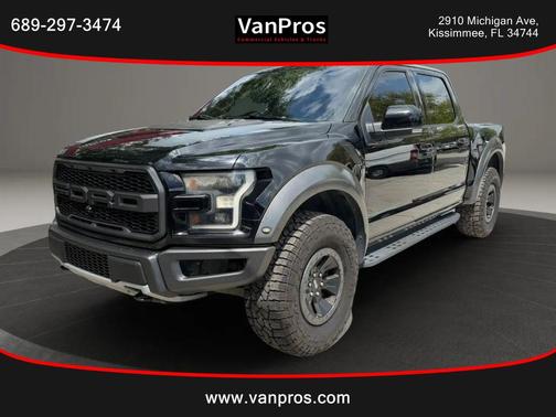 Black 2017 Ford F-150 Raptor Truck