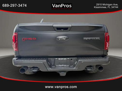 Black 2017 Ford F-150 Raptor