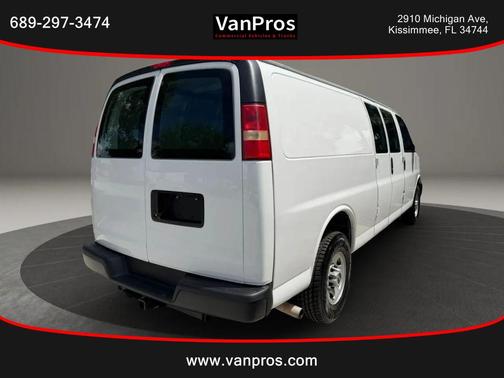 White 2016 GMC Savana 2500 Work Van