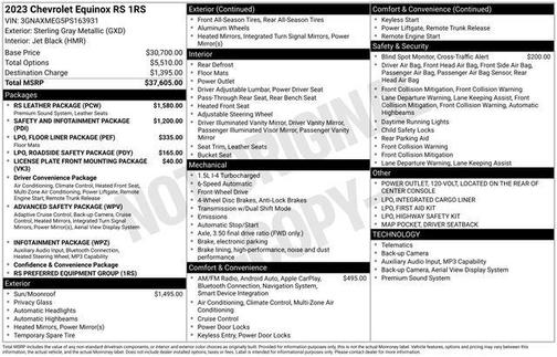 2023 Chevrolet Equinox FWD RS
