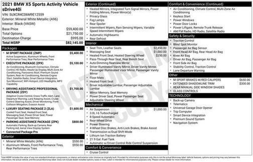 2021 BMW X5 sDrive40i