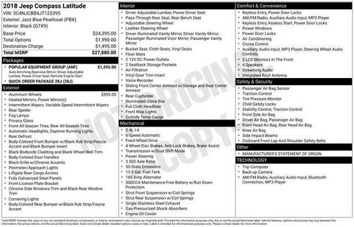 2018 Jeep Compass Latitude