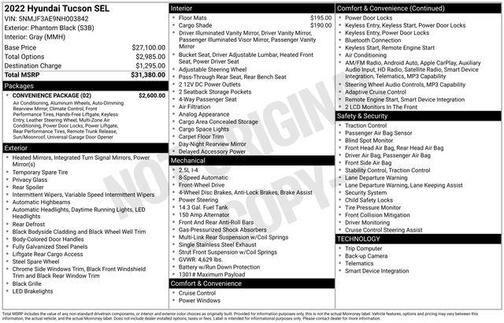 2022 Hyundai TUCSON SEL