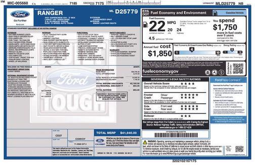 2021 Ford Ranger LARIAT