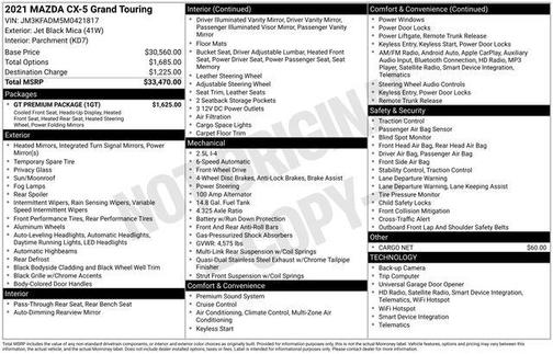 2021 Mazda CX-5 Grand Touring