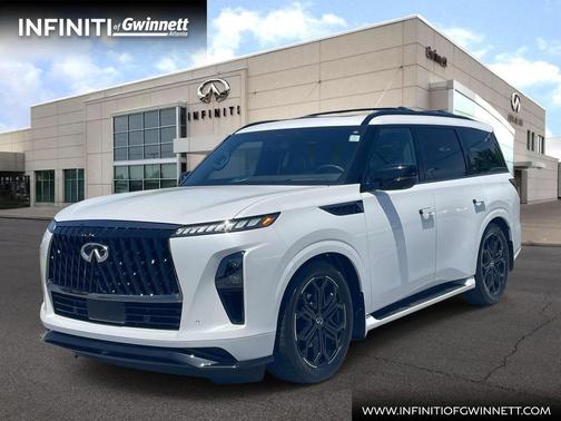 Radiant White 2026 INFINITI QX80 SPORT AWD