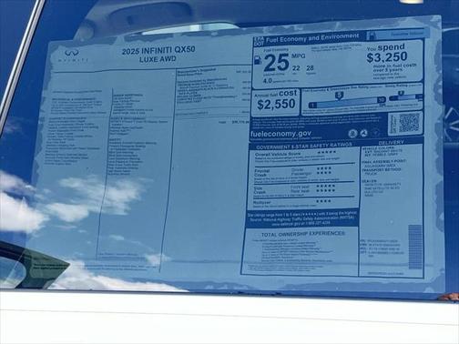 2025 INFINITI QX50 Luxe AWD