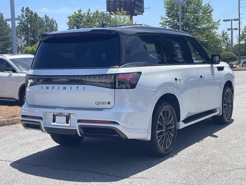 Radiant White/Black Obsidian 2026 INFINITI QX80 AUTOGRAPH AWD