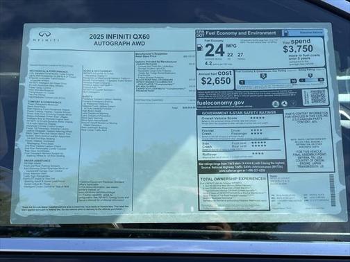 2025 INFINITI QX60 AUTOGRAPH