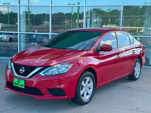 Red 2017 Nissan Sentra SV