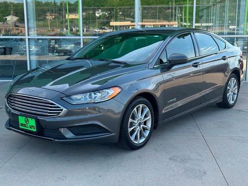 Gray 2017 Ford Fusion Hybrid SE