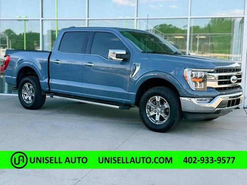 Blue 2023 Ford F-150 Lariat