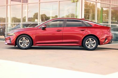 Red 2021 Kia K5 LXS