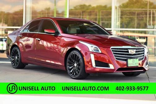 Red 2017 Cadillac CTS 3.6L Luxury
