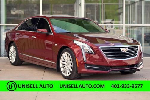 Red 2017 Cadillac CT6 3.6L Standard
