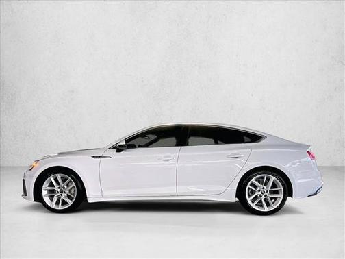 Glacier White Metallic 2024 Audi A5 Sportback 45 S Line Premium