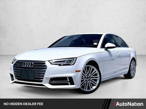 White 2017 Audi A4 2.0T Premium Plus