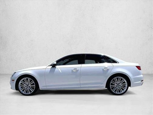 White 2017 Audi A4 2.0T Premium Plus