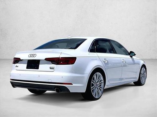 White 2017 Audi A4 2.0T Premium Plus
