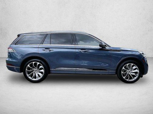 Ocean Drive Blue 2021 Lincoln Aviator Grand Touring AWD