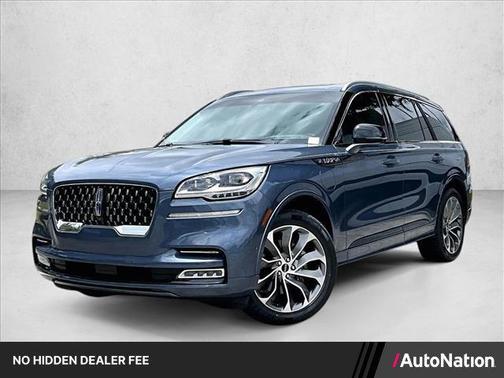 Ocean Drive Blue 2021 Lincoln Aviator Grand Touring AWD