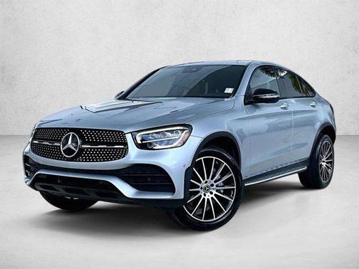 Cirrus Silver Metallic 2023 Mercedes-Benz GLC 300 4MATIC Coupe