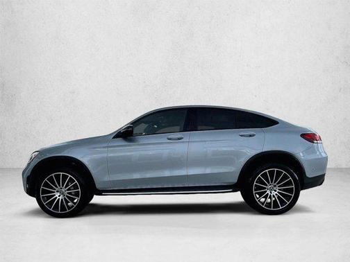 Cirrus Silver Metallic 2023 Mercedes-Benz GLC 300 4MATIC Coupe