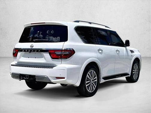 Aspen White TriCoat Pearl 2022 Nissan Armada SV 2WD
