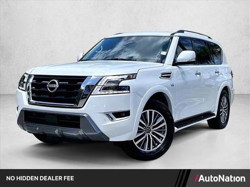 Aspen White TriCoat Pearl 2022 Nissan Armada SV 2WD