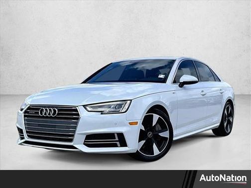 Glacier White Meta 2017 Audi A4 2.0T Premium Plus